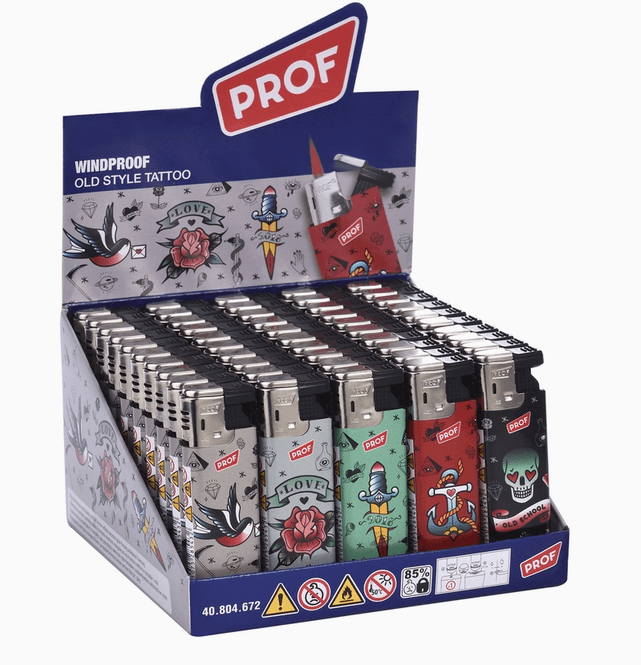 Hovedbilde Assorterte PROF Windproof Lighter – Old ...
