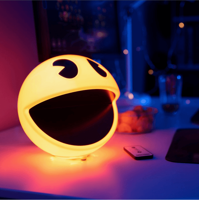 Hovedbilde Pac-Man Lampe med Fjernkontroll