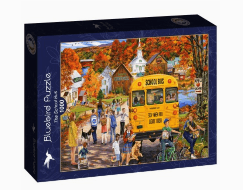  Bluebird Puzzle – The School Bus 1000 brikker