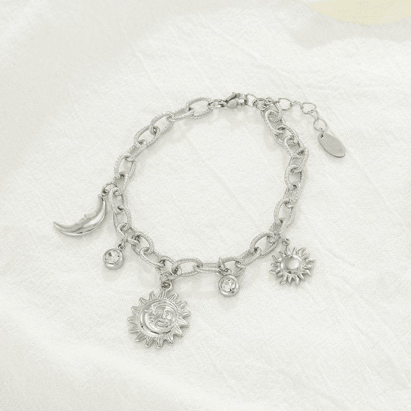 Sol & Måne Charm Lenkearmbånd 