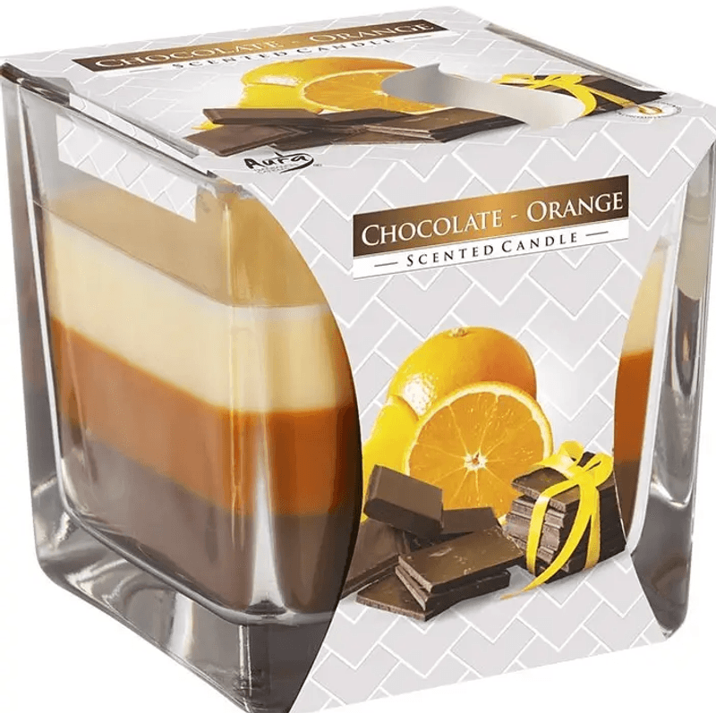 Duftlys i glass, Sjokolade & Appelsin